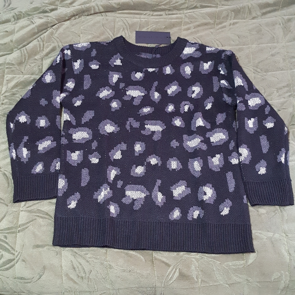 Kendall + Kylie leopard print sweater